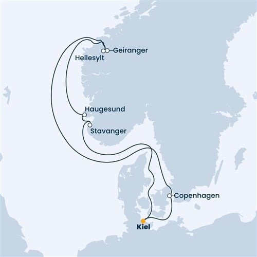 Trasa plavby CFI-KEL07A0F