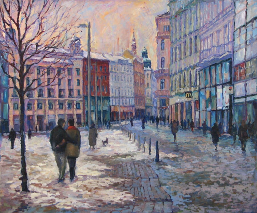 Náměstí Svobody v Brně,100x120,