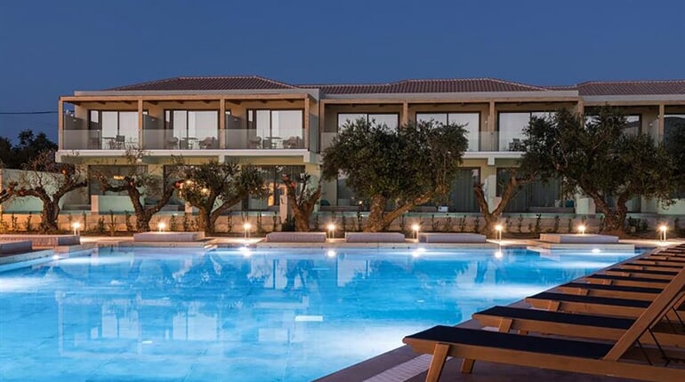 Hotel Tsamis Zante Suites: fotografie vybavení exteriérů a interiérů ubytování.