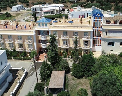 Hotel Porto Plakias Spa: fotografie vybavení exteriérů a interiérů ubytování.