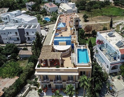 Hotel Porto Plakias Spa: fotografie vybavení exteriérů a interiérů ubytování.