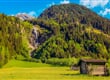 Stubaital 8 vodopád Grawa