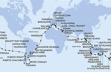 MSC Magnifica - Itálie, Francie, Španělsko, Maroko, Kapverdy, ... (z Civitavecchie)