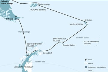 Falkland Islands – South Georgia – Antarctica (m/v Ortelius)