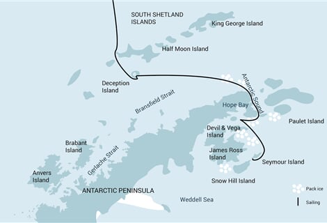 Weddell Sea – In search of the Emperor Penguin, incl. helicopters (m/v Ortelius)