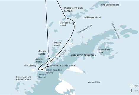 Antarctica - Discovery and learning voyage + navigational workshop (m/v Ortelius)