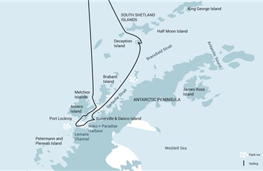 Antarctica - Discovery and learning voyage + navigational workshop (m/v Ortelius)