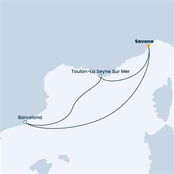Trasa plavby CFO-SVN04A0M
