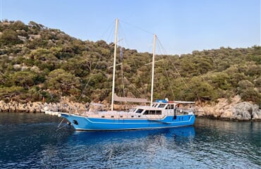 soukromá plavba plachetnicí My Sim s posádkou - Turecká riviéra - Fethiye / Marmaris