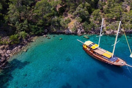 soukromá plavba plachetnicí My Elegance s posádkou - Turecká riviéra - Fethiye / Marmaris