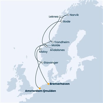 Trasa plavby CFA-IJM13A00