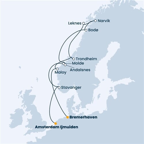 Trasa plavby CFA-IJM13A00