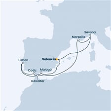Costa Fascinosa - Španělsko, Itálie, Francie, Portugalsko, Velká Británie (Valencie)