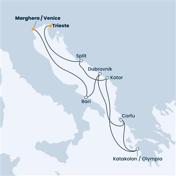 Trasa plavby CDE-PMA07A0C