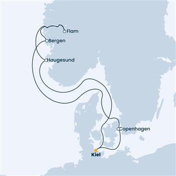 Trasa plavby CDI-KEL07A04