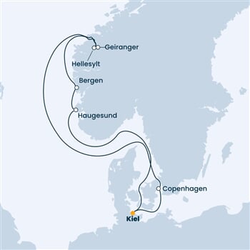Trasa plavby CDI-KEL07A07