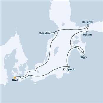Trasa plavby CFS-KEL09A09