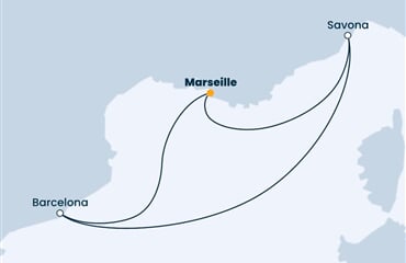 Costa Pacifica - Francie, Itálie, Španělsko (z Marseille)