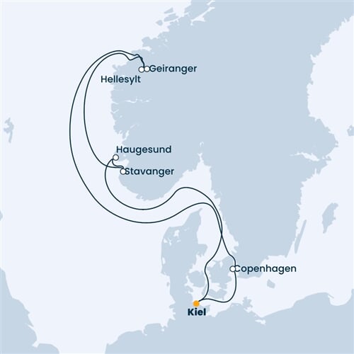 Trasa plavby CDI-KEL07A02