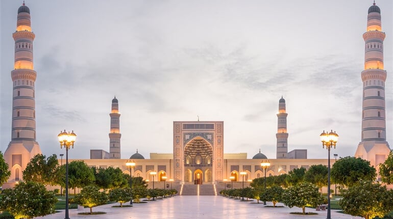 Omán - Muscat - mešita sultána Qaboose