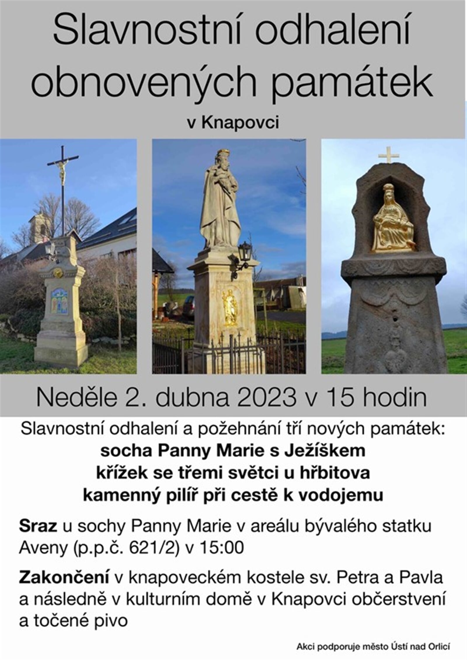 Dušan Chaloupka: Tři svatí na křížku v Knapovci