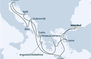Costa Deliziosa - Turecko, Řecko, Itálie, Chorvatsko (Istanbul)