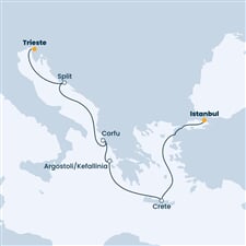 Costa Deliziosa - Itálie, Chorvatsko, Řecko, Turecko (z Terstu)
