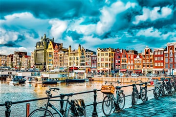 Amsterdam, Delft a Rotterdam