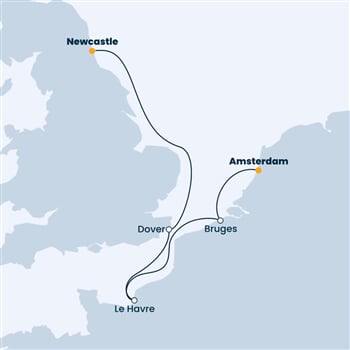 Trasa plavby CFA-NCL05A00