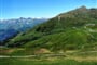 Švýcarsko -  sedlo Kleine Scheidegg, křížení  a přestup s WAB