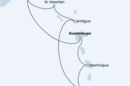 Costa Fortuna - Nizozemské Antily, Panenské o. (britské), Sv.Vincenc a Grenadiny (Pointe-a-Pitre)