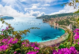 Azurové pobřeží, Monako, Éze, Nice, koupání v moři i poznávání