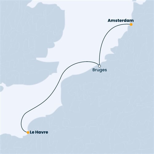 Trasa plavby CFA-AMS02010