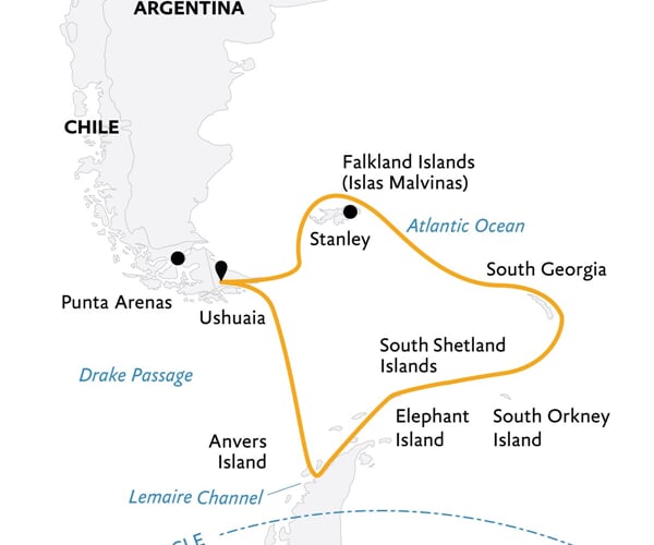 Falklands, South Georgia, and Antarctica: Explorers and Kings (Ocean Explorer)