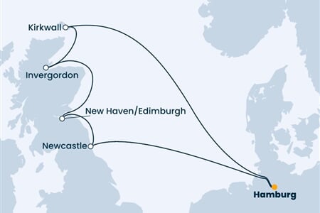 Costa Favolosa - Německo, Velká Británie (Hamburk)