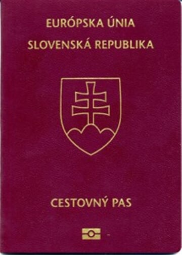 Slovak biometric passport