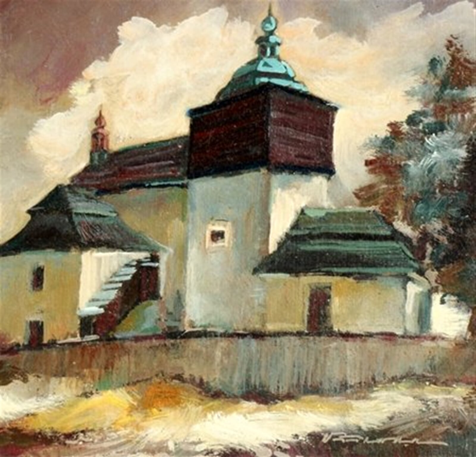 Stanislav Příhoda: Pravonín kostel