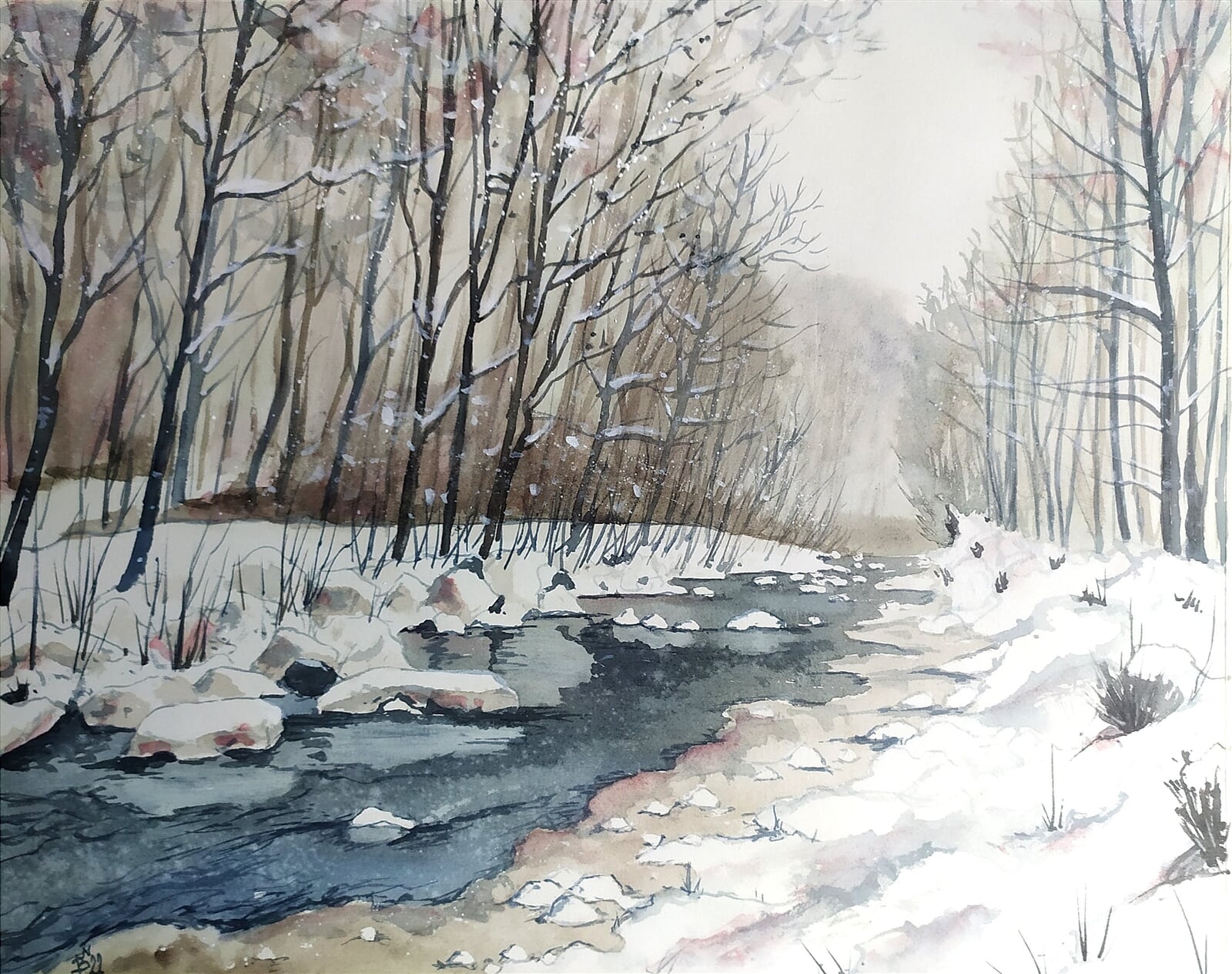 Blažena Niemcová : Hluchová, 40 × 50 cm