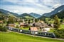 Horské vlaky ve Švýcarsku - expres přes Goldenpass