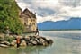 Ženevské jezero - u hradu Chillon