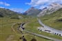 Údolí ze sedla Bernina - cyklistické zájezdy do Švýcarska