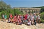 S aquaduktem Pont du Gard - poznávací zájezdy do Francie