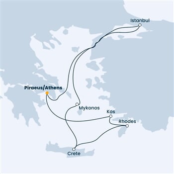 Trasa plavby CFO-ATH07063