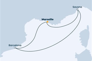 Costa Fortuna - Francie, Itálie, Španělsko (z Marseille)