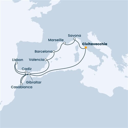 Trasa plavby CFO-CIV14A10