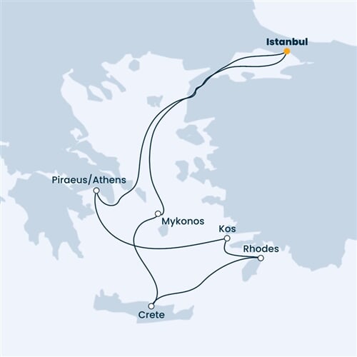 Trasa plavby CFO-IST07026