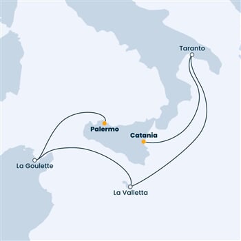 Trasa plavby CFS-CTA05A00