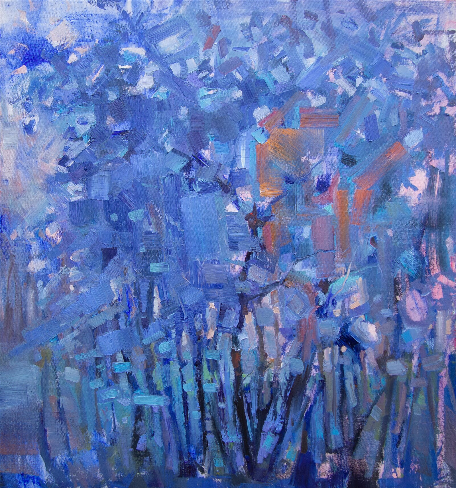 Adéla Topolová: Zhasni, zhasni a rozsviť!, 70 × 65 cm