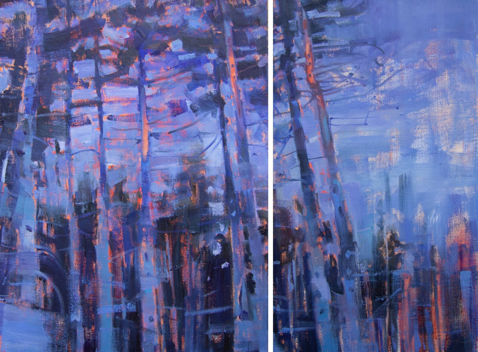 Adéla Topolová: Neočekávej očekávané, 60 × 45 cm + 60 × 35 cm