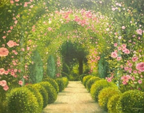 Růžová zahrada